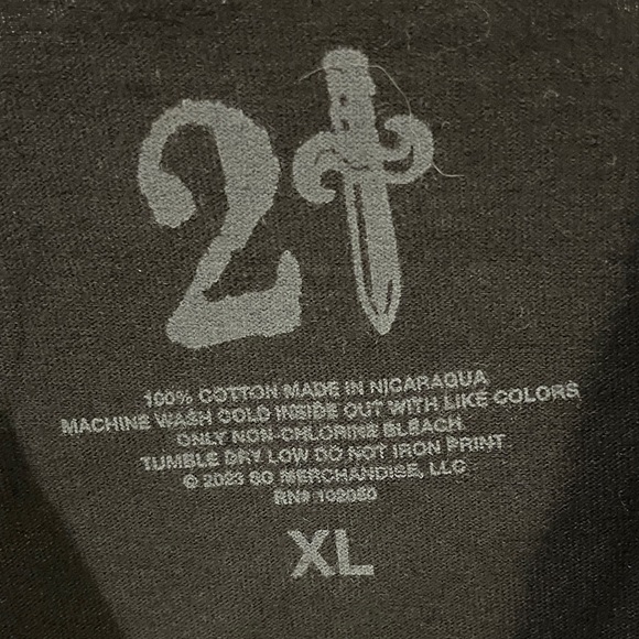 21 savage Black Graphic Men's T-Shirt - Picture 2 of 3
